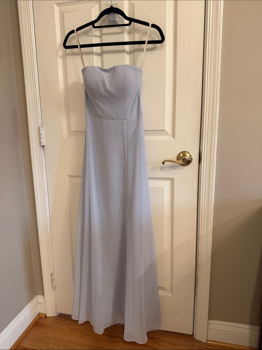 Jenny Yoo Whisper Blue Essie Bridesmaid Dress 00